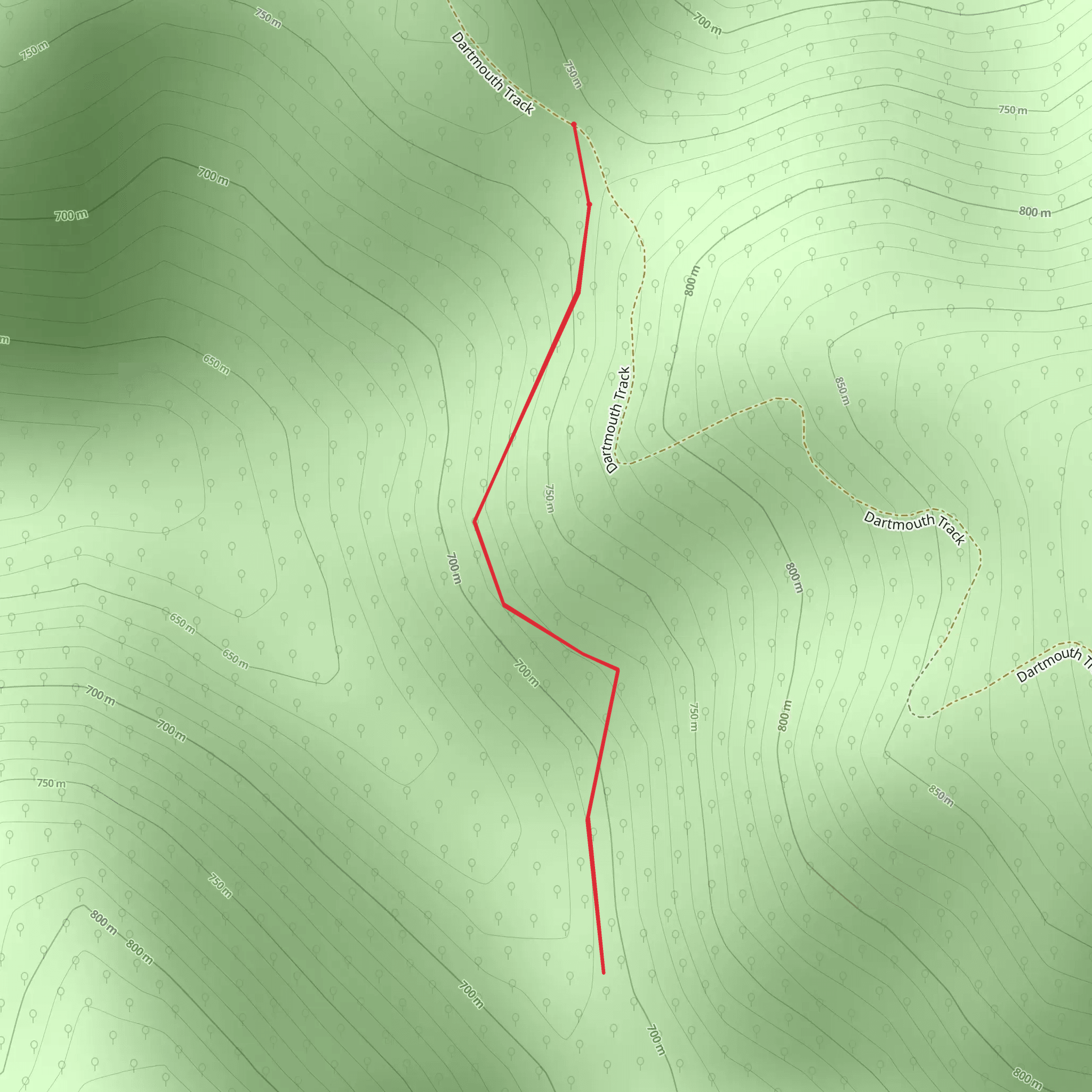 Green's Creek Historic Battery Trail mobile static map