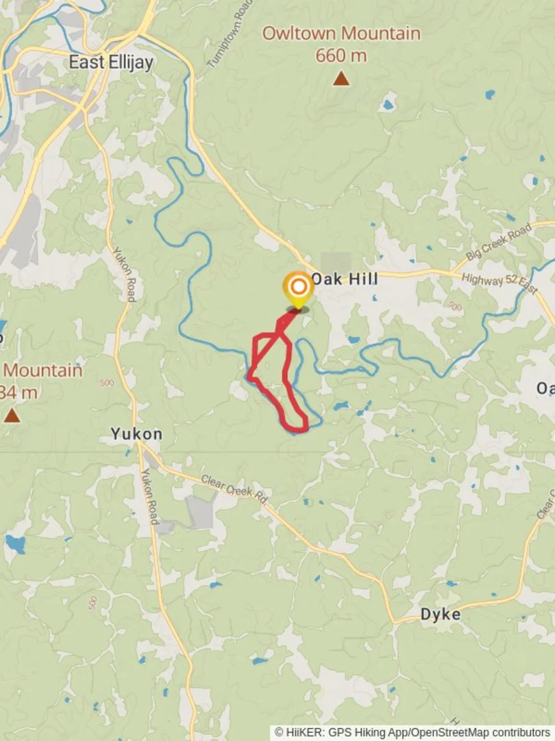 Cartecay River Loop Gilmer County Georgia