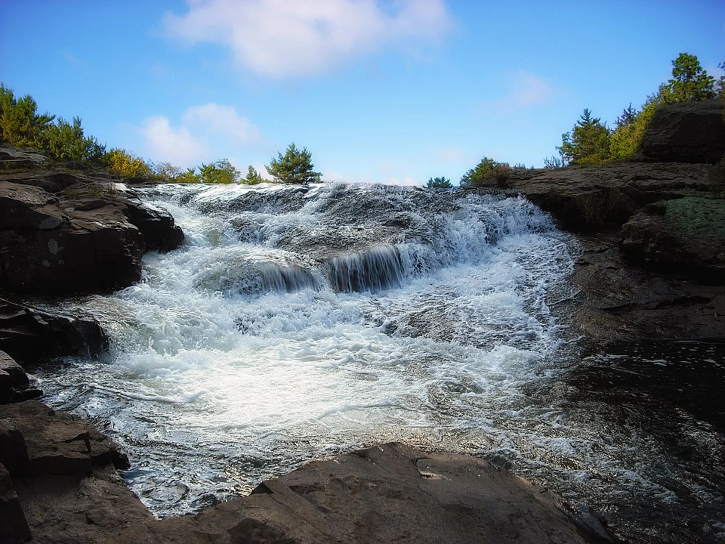 An image depicting the trail Tobyhanna Falls - Tobyhanna Creek and its surrounding area.