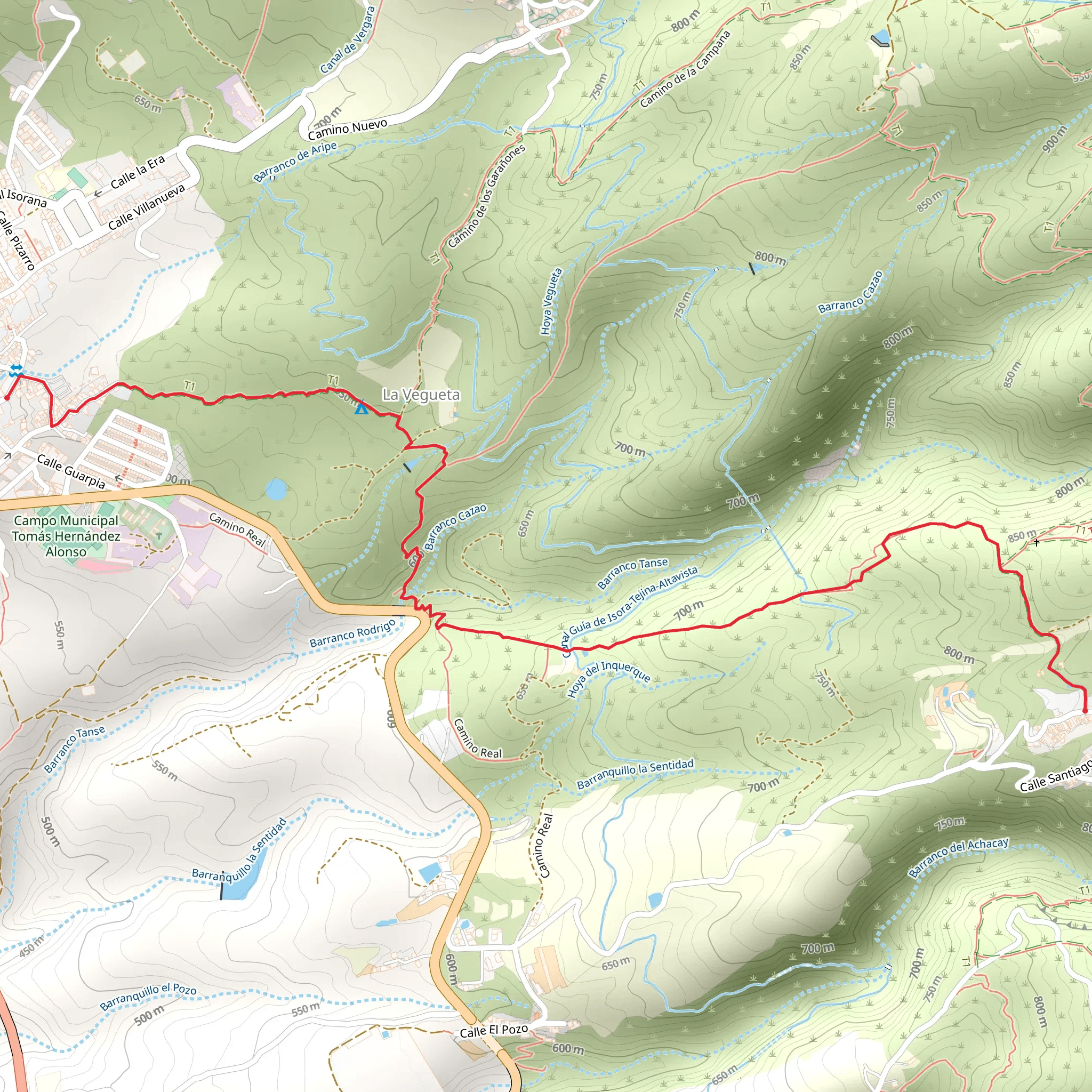 El Jaral - Guía de Isora SL TF 206 mobile static map