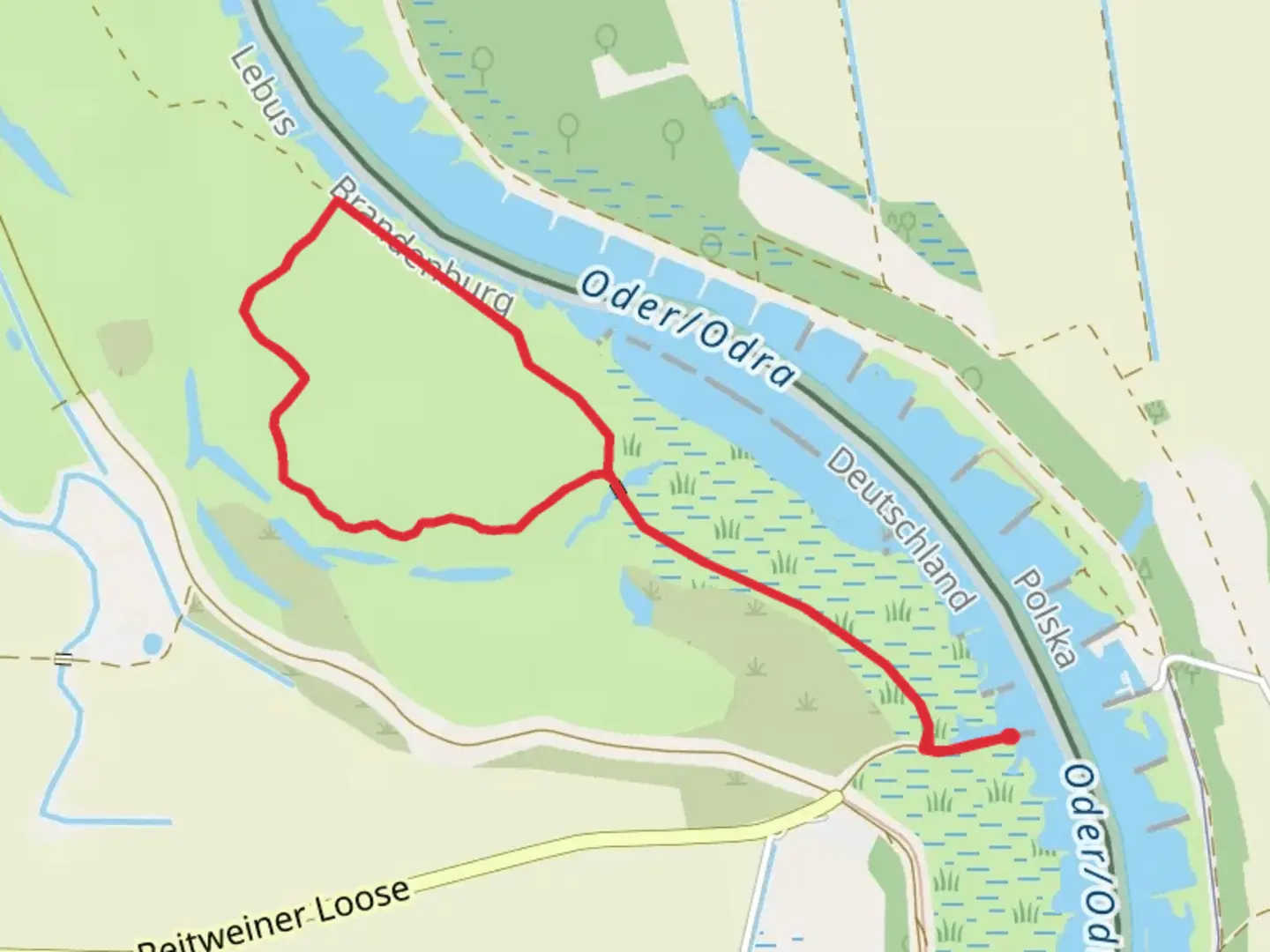An image depicting the trail Oder Walk and its surrounding area.