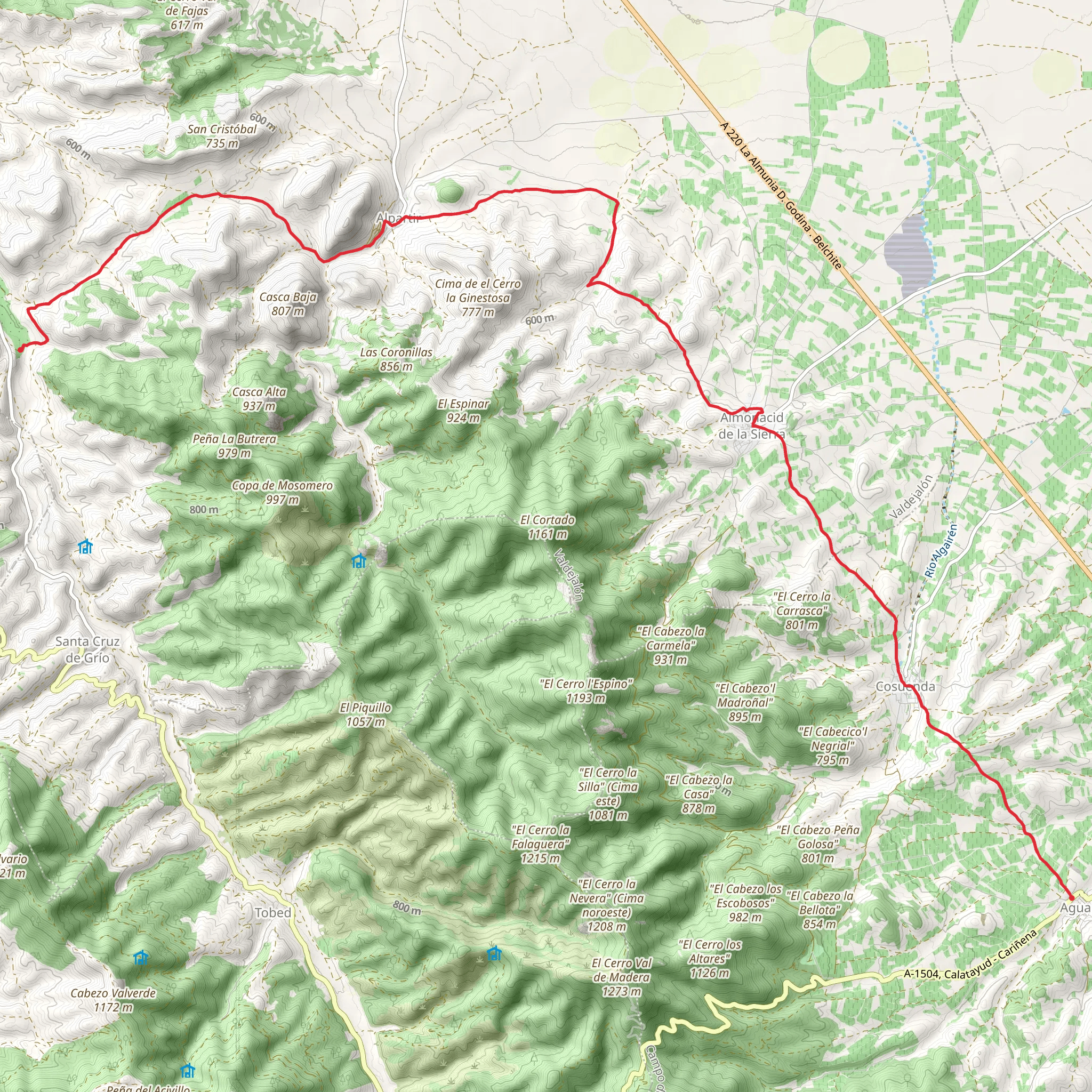 GR 90 - Aguaron PR Z 13 mobile static map