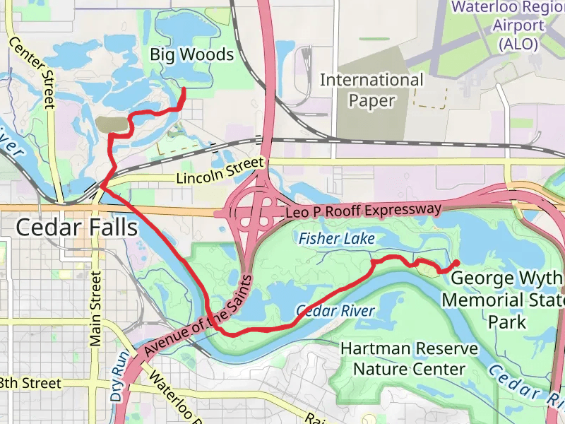 Cedar Valley Lakes Trail - George Wyth Lake