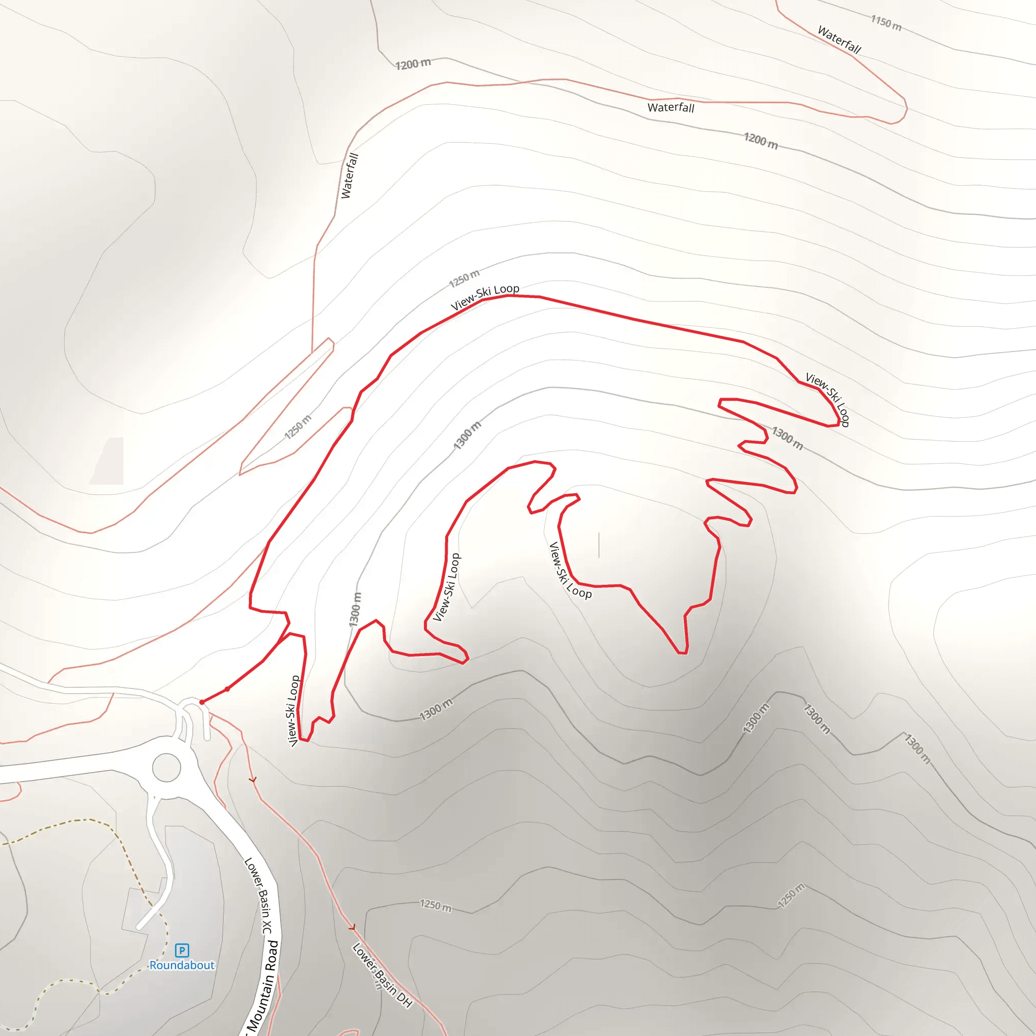 Viewski Loop mobile static map