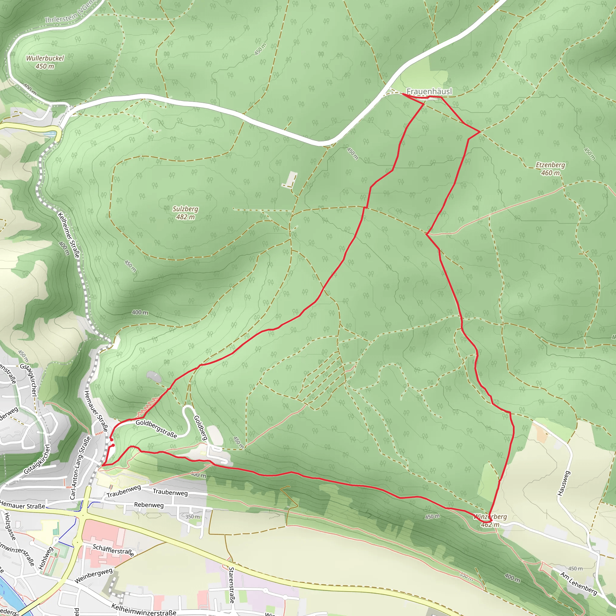 Ortswanderweg Kelheim 4 mobile static map