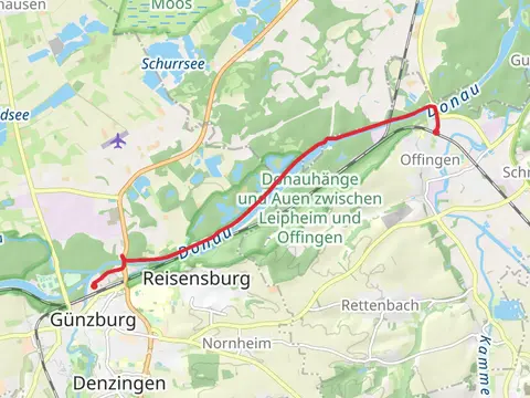 Offingen to Günzburg Walk