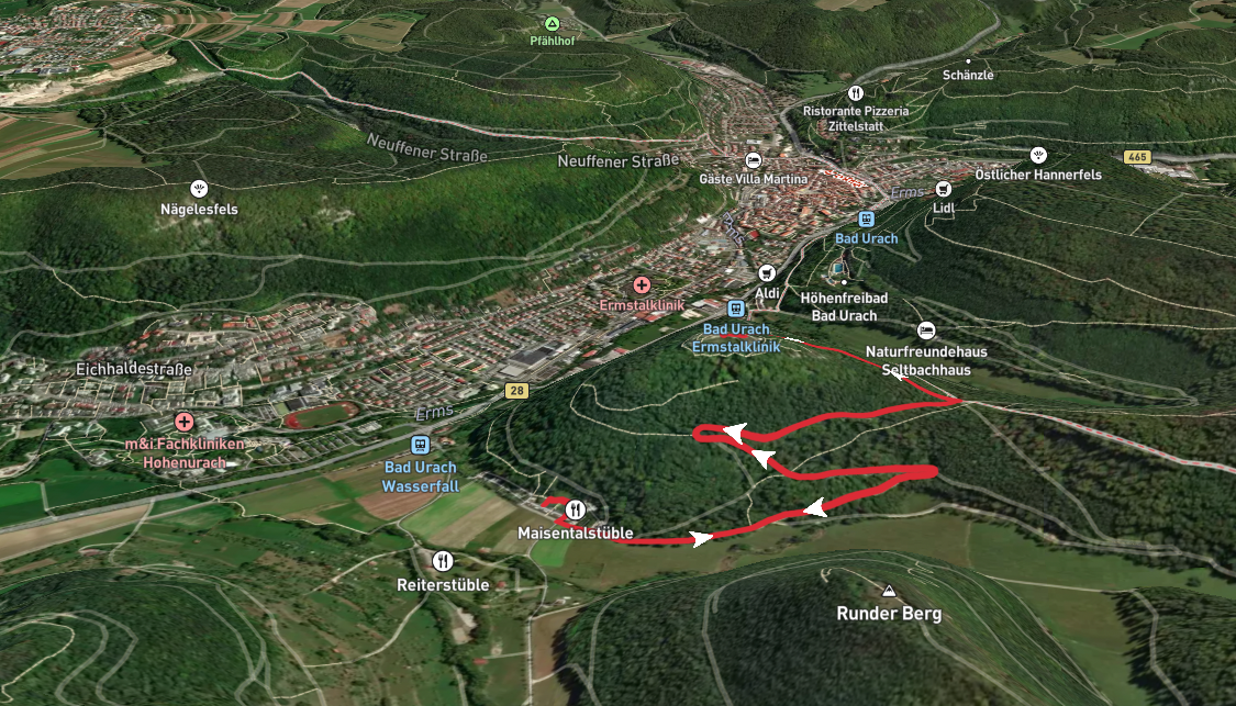 Schlossberg via Wasserfallsteig