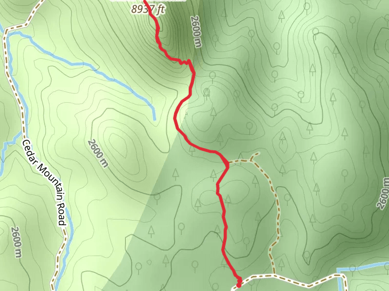 Cedar Mountain Trail