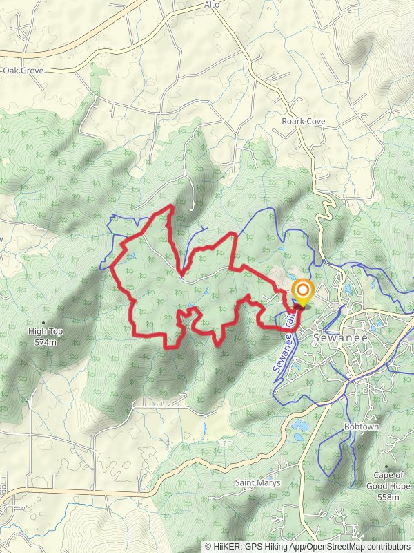 Sewanee Trail and Perimeter Loop Trail