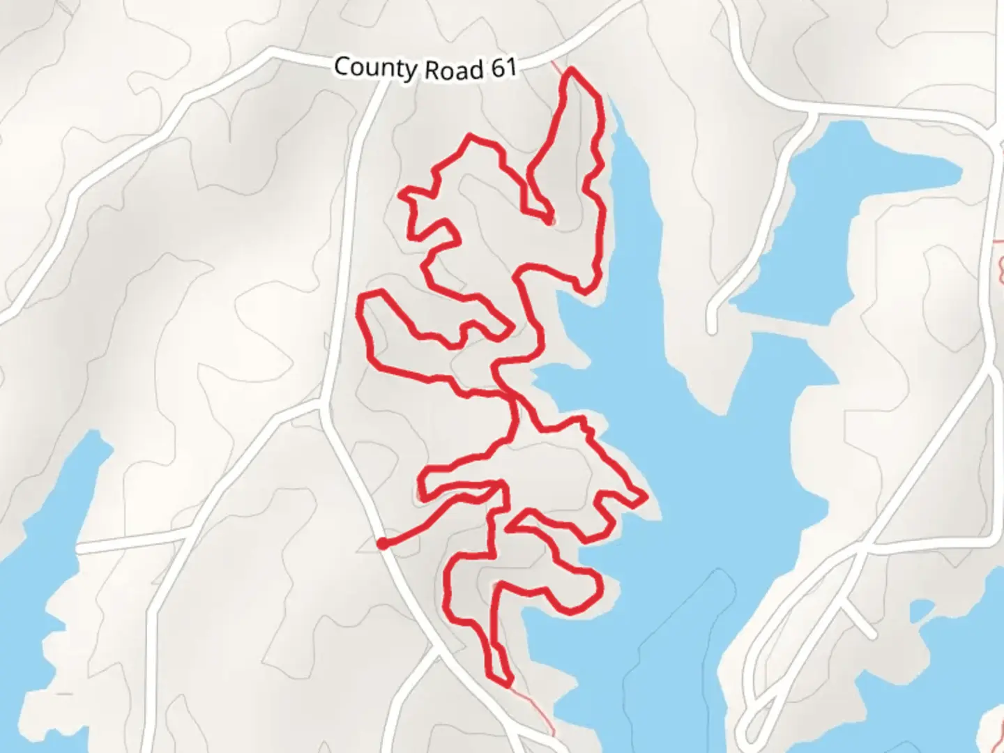An image depicting the trail Baker Loop Trail and its surrounding area.