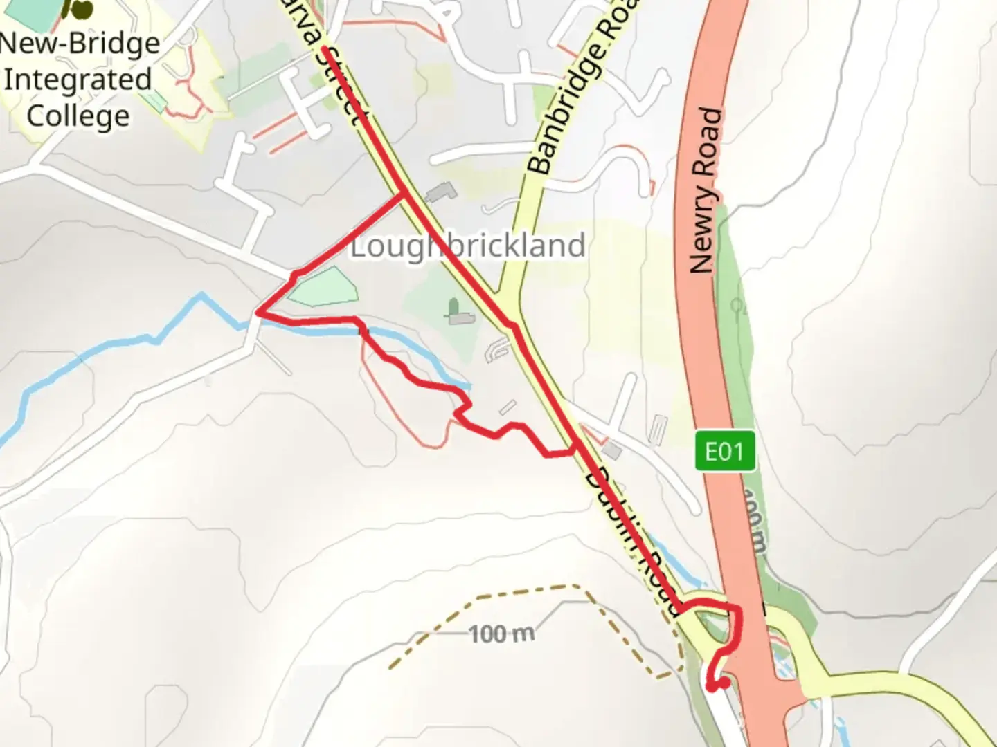 An image depicting the trail Loughbrickland Historic Trail and its surrounding area.