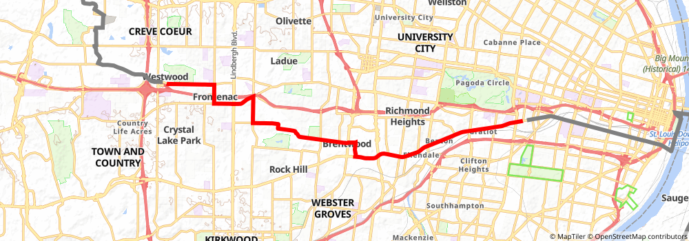 American Discovery Trail South Route stage 141 Map