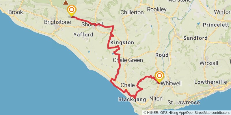 Vectis Trail stage 5 Map