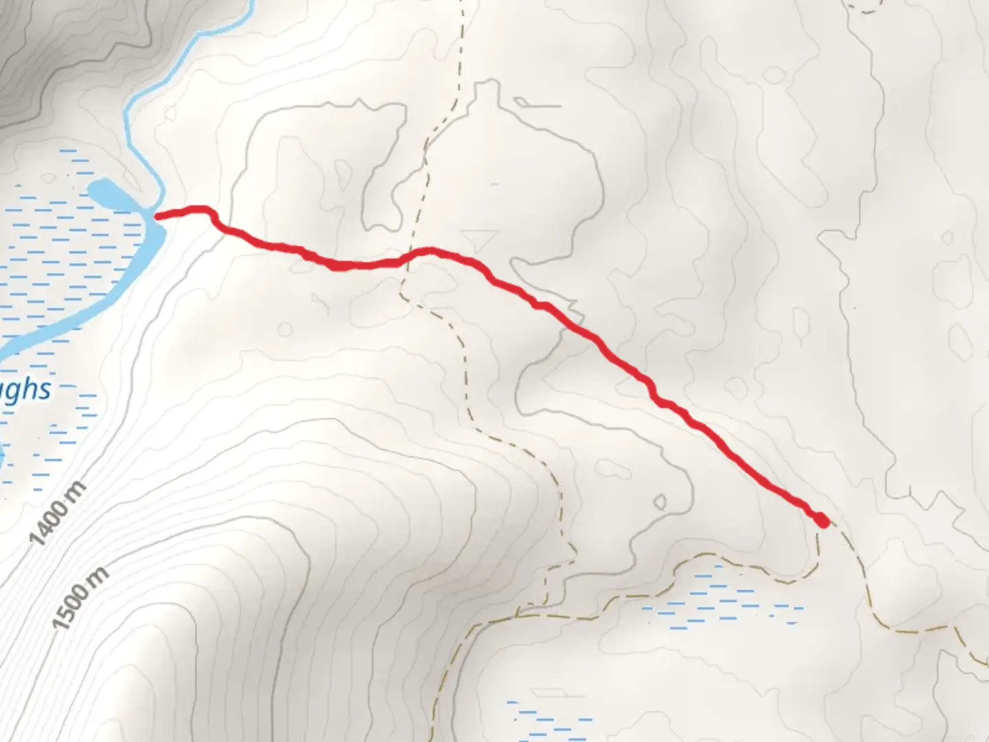 An image depicting the trail Glacier Slough Trail and its surrounding area.