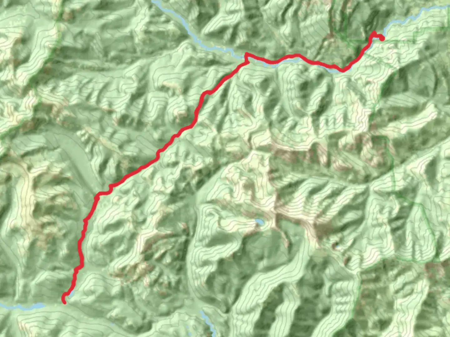 An image depicting the trail Upper Landers Trail via Dearborn River Trail and CDT and its surrounding area.