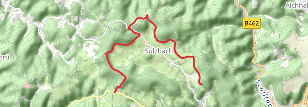 Lauterbacher Wandersteig stage 2 Map
