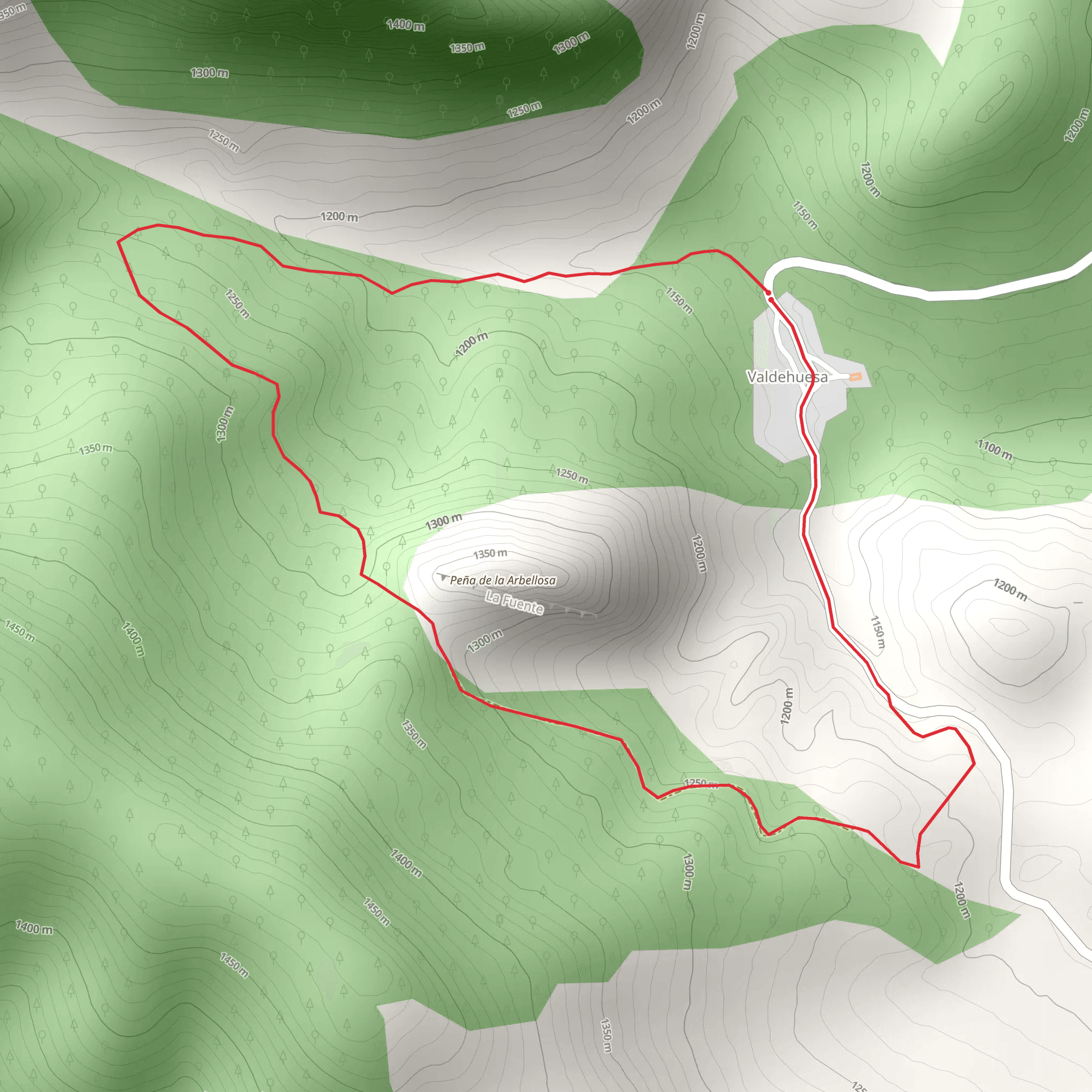 Valdehuesa PR LE 59 mobile static map