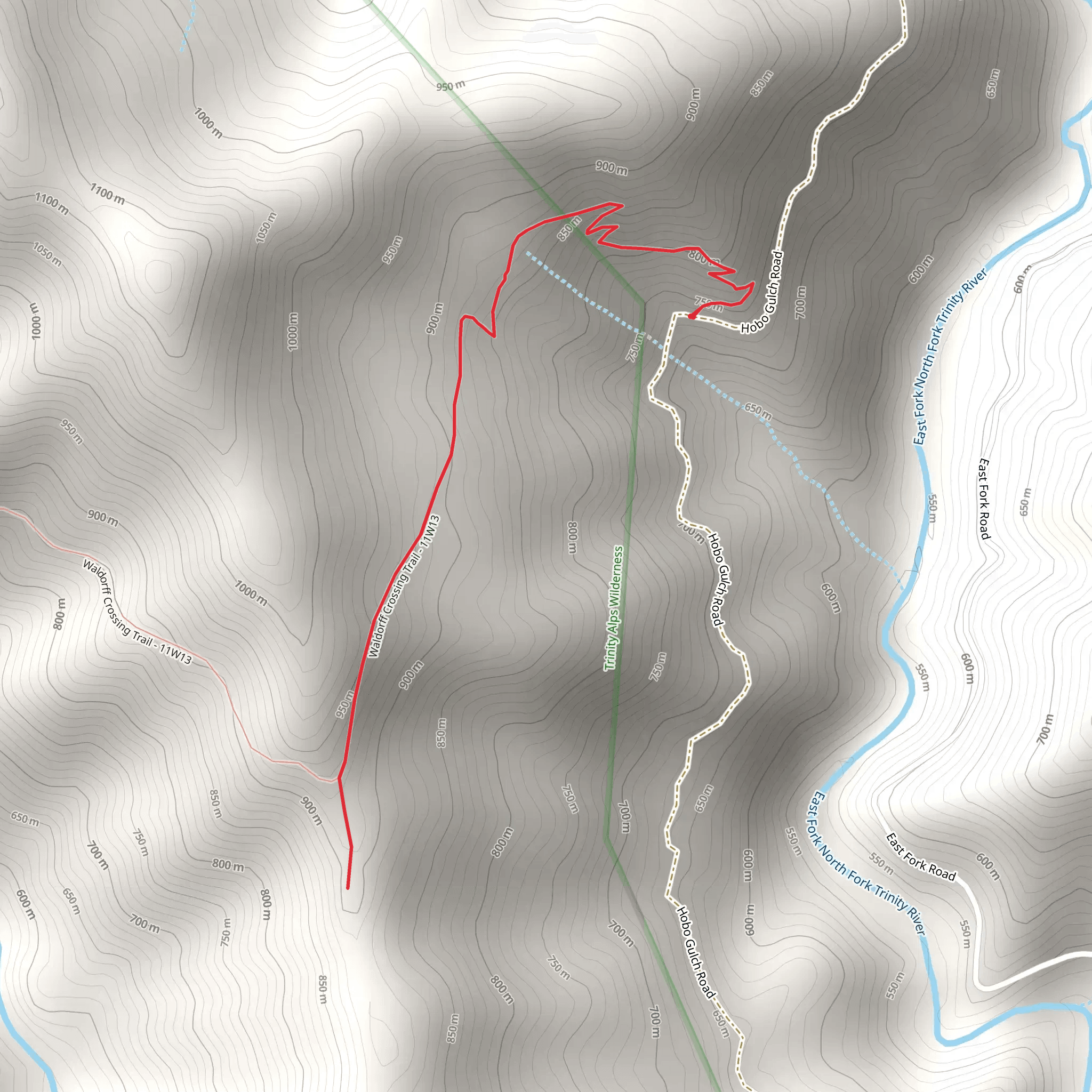 Waldorff Crossing Short Trail mobile static map