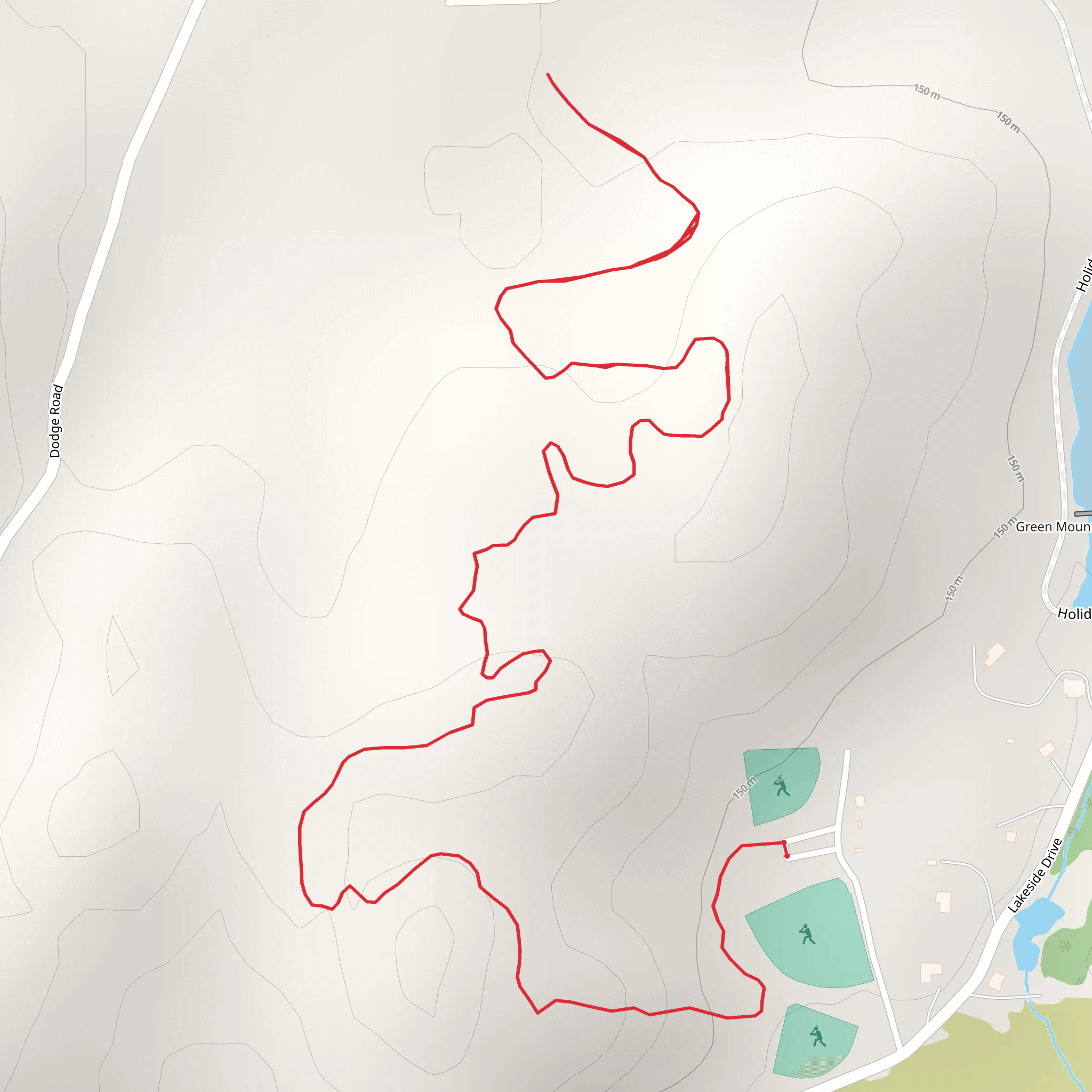 Lakeside Road Walk mobile static map