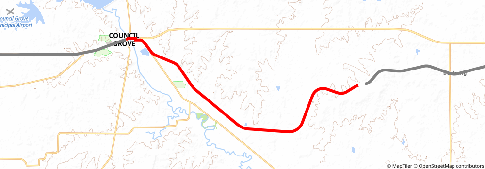 American Discovery Trail South Route stage 175 Map