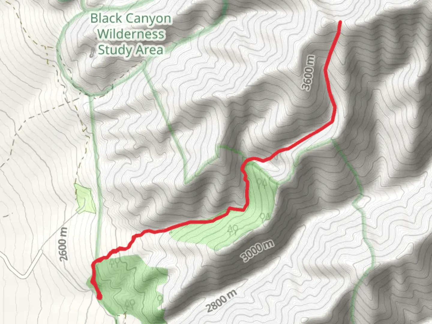 An image depicting the trail Hot Springs Trail and its surrounding area.