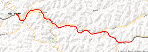 American Discovery Trail South Route stage 43 Map