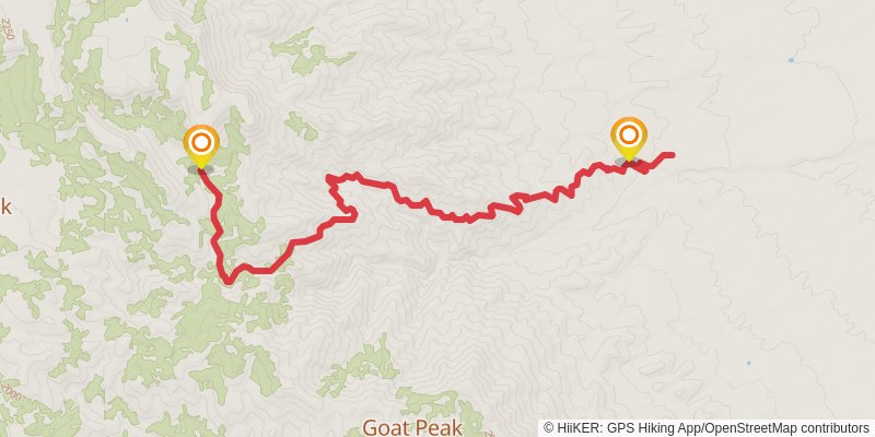 Black Canyon Trail stage 2 Map