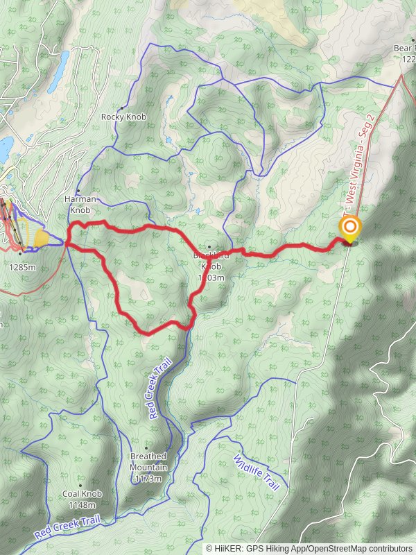 Blackbird Knob Loop Trail