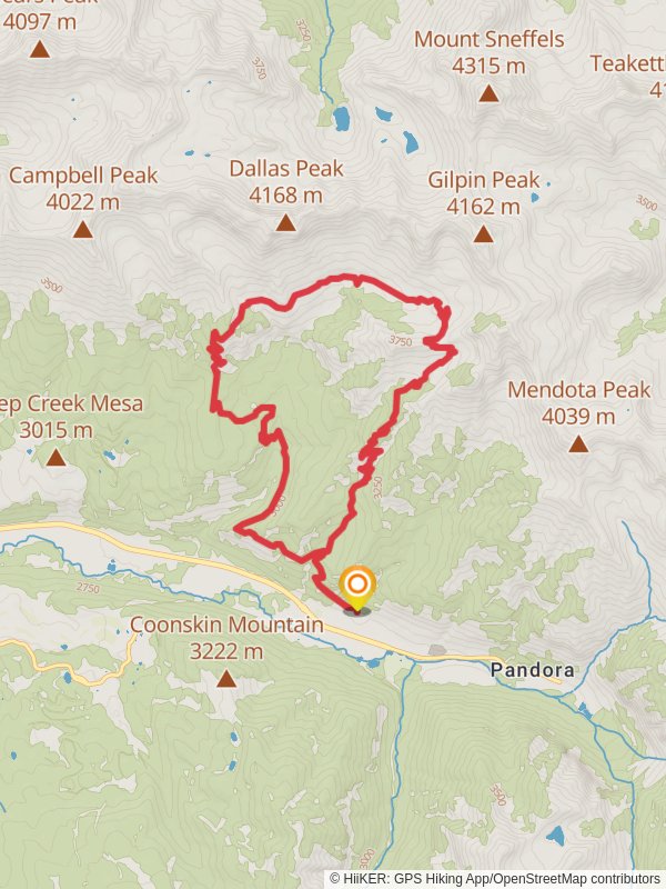 Sneffels Highline Trail Loop