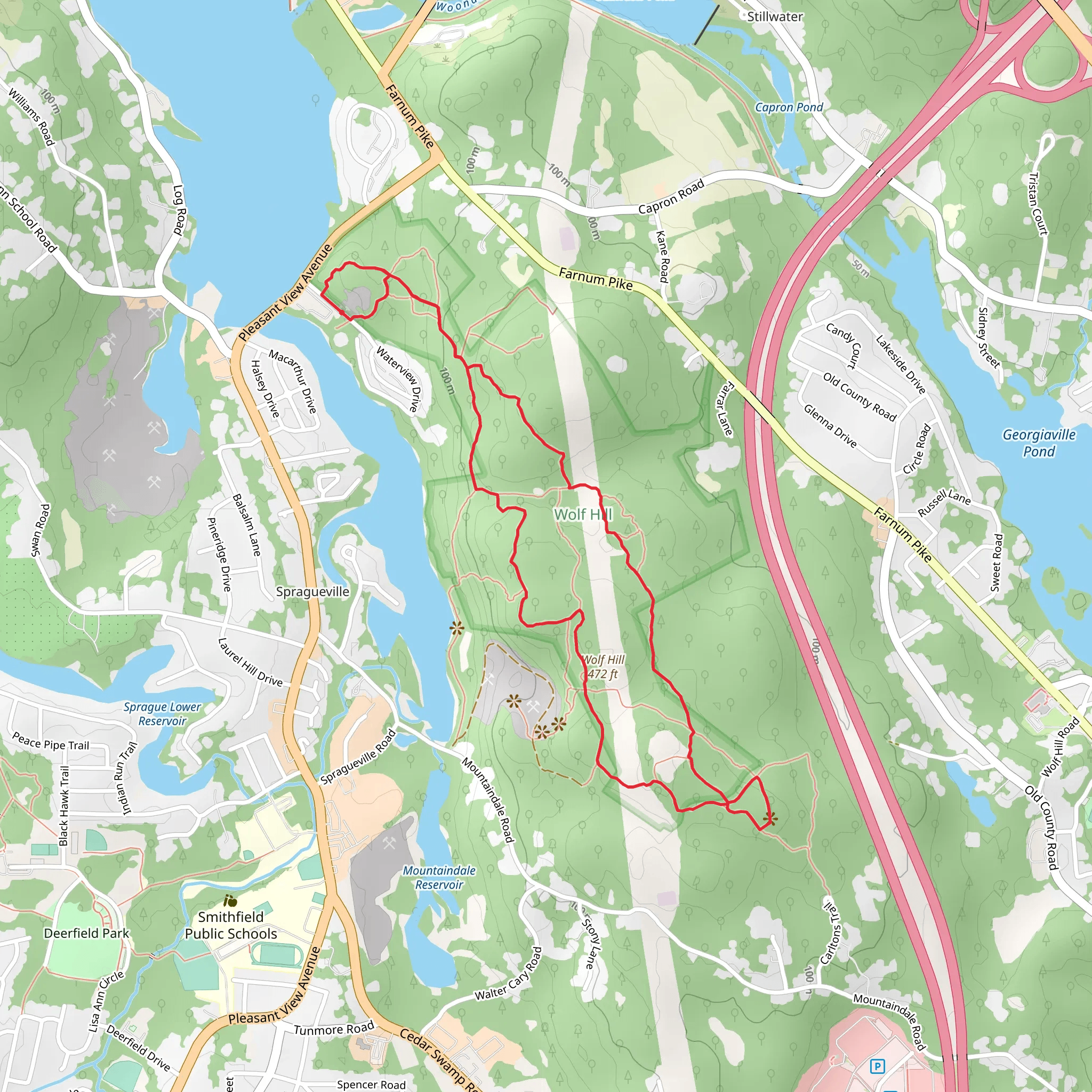 Ken Weber - Mary Mowry - World War 2 Memorial Loop Trail mobile static map