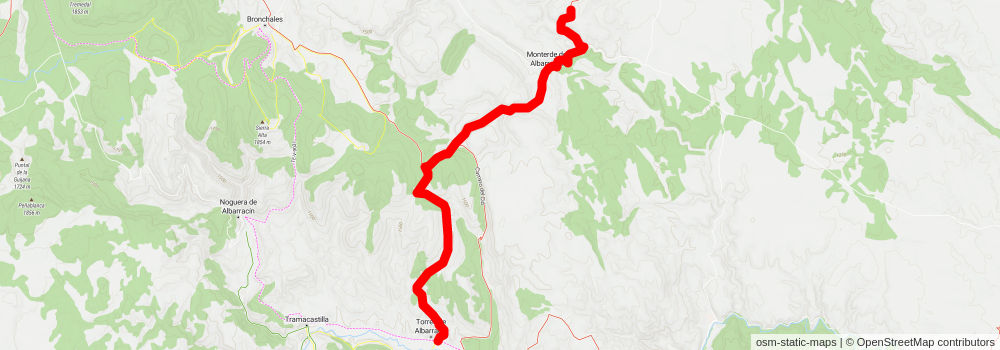 Rodenas - Torres de Albarracin PR TE 4 stage 3 Map
