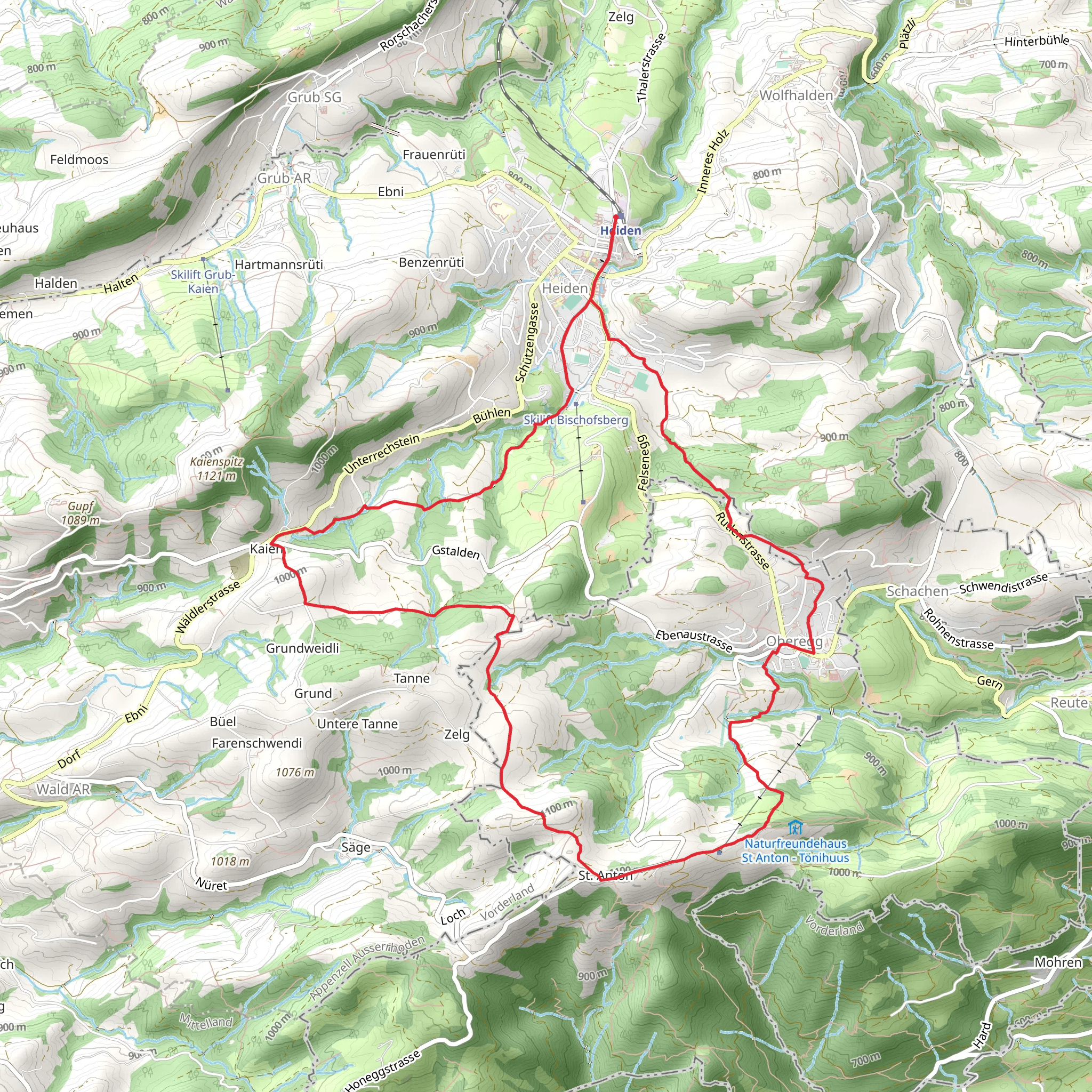 Gesundheitsweg - Health Trail mobile static map