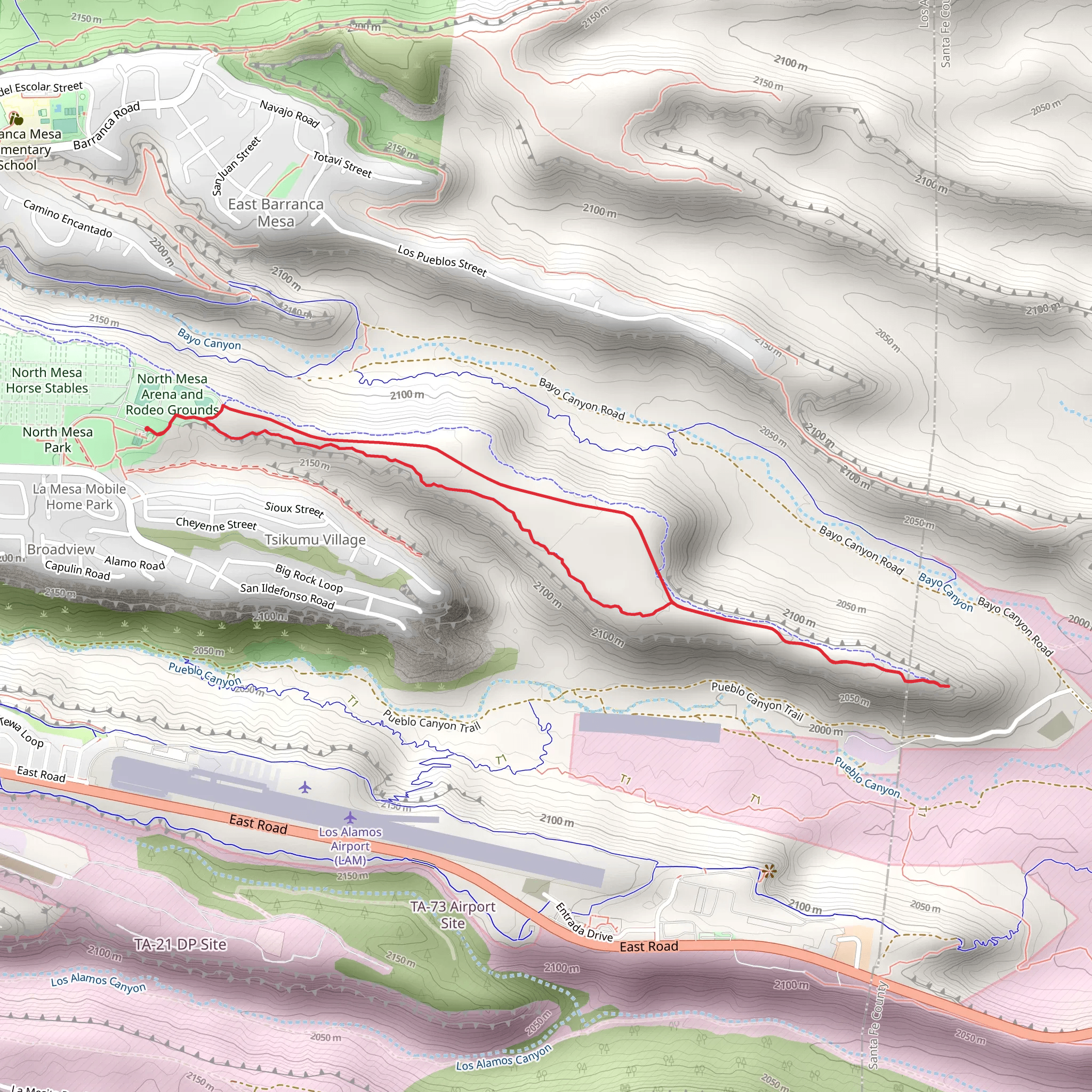 Kwage Mesa Trail and Kwage Mesa Utility Road Loop mobile static map