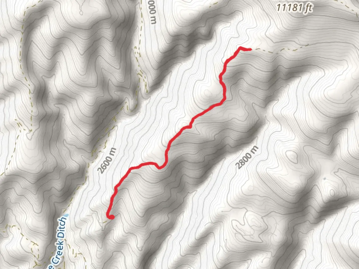 An image depicting the trail Metcalf Creek Road and its surrounding area.