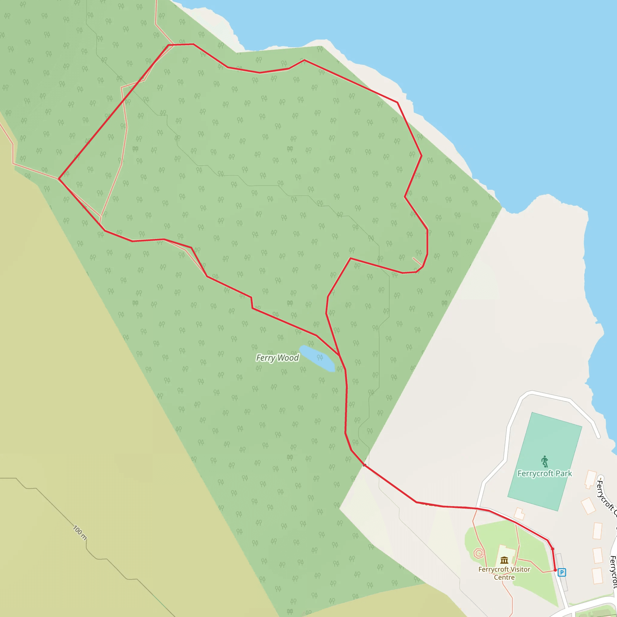 Little Loch Shin Trail mobile static map