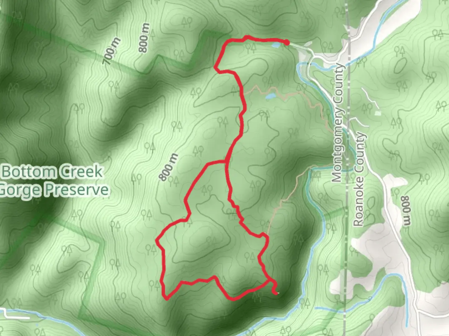 An image depicting the trail Johnston and Susan B Duval Loop Trail and its surrounding area.