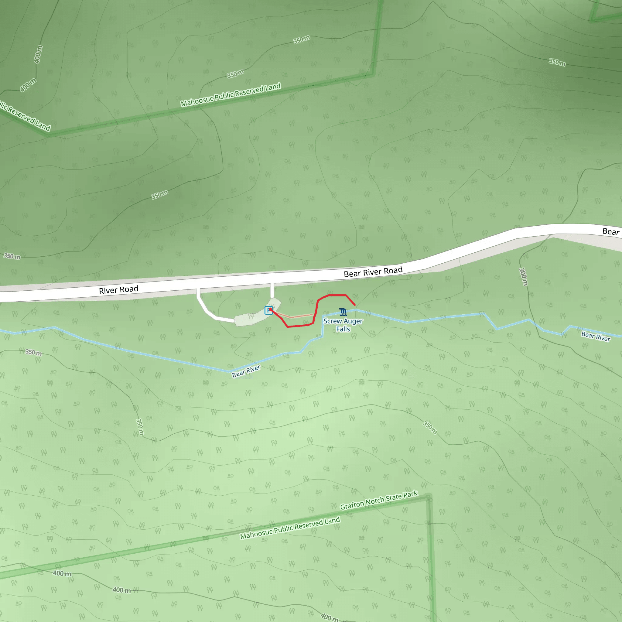 Bear River Walkalong mobile static map