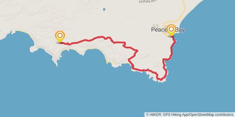 Bibbulmun Track stage 43 Map