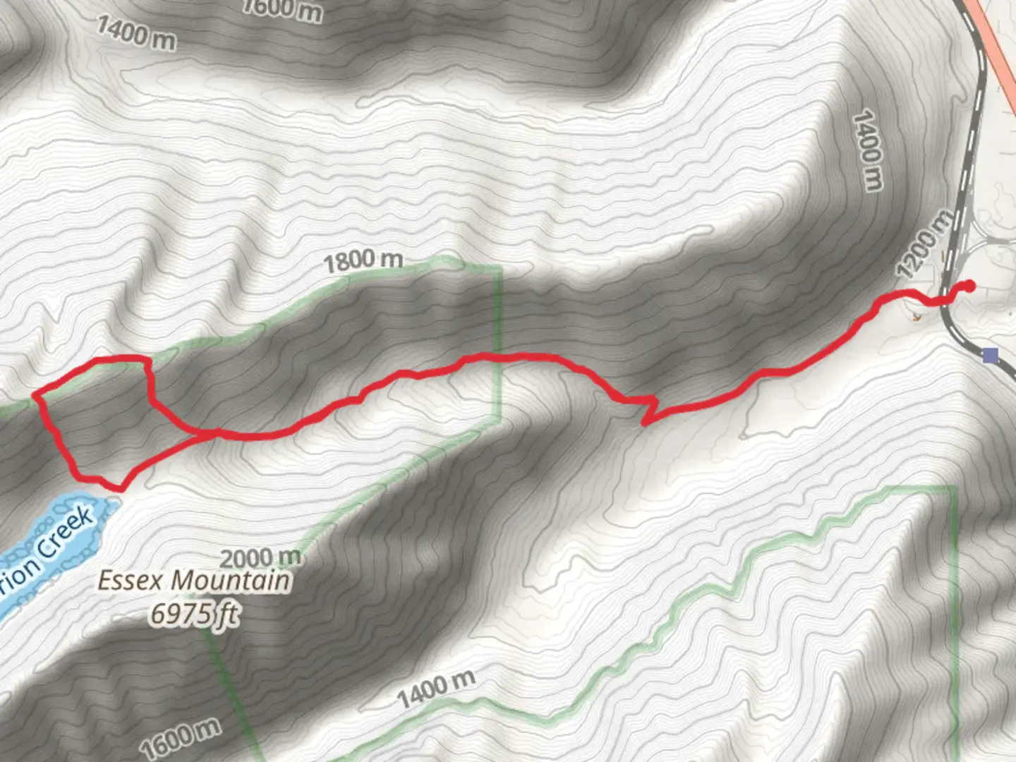 An image depicting the trail Marion Creek and Marion Lake Trail and its surrounding area.