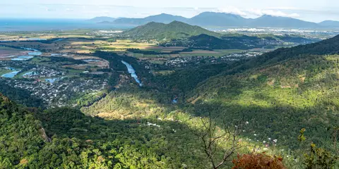 An image depicting the trail Douglas Track and its surrounding area.