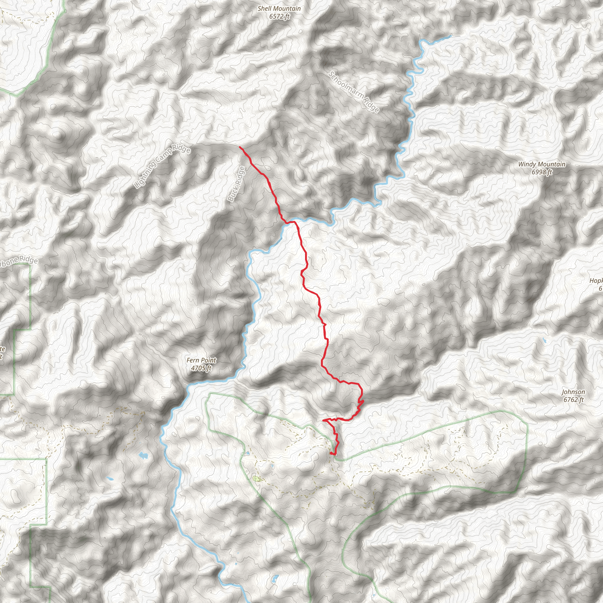 Haynes Delight Trail mobile static map