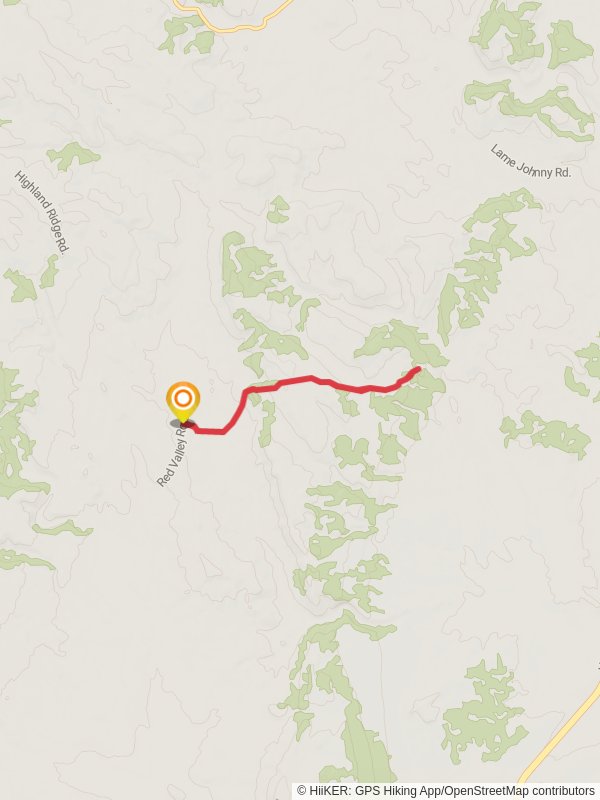 Boland Ridge Trail mobile static map