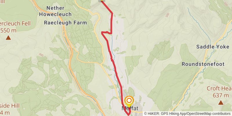 Moffat Mountain Loop stage 4 Map