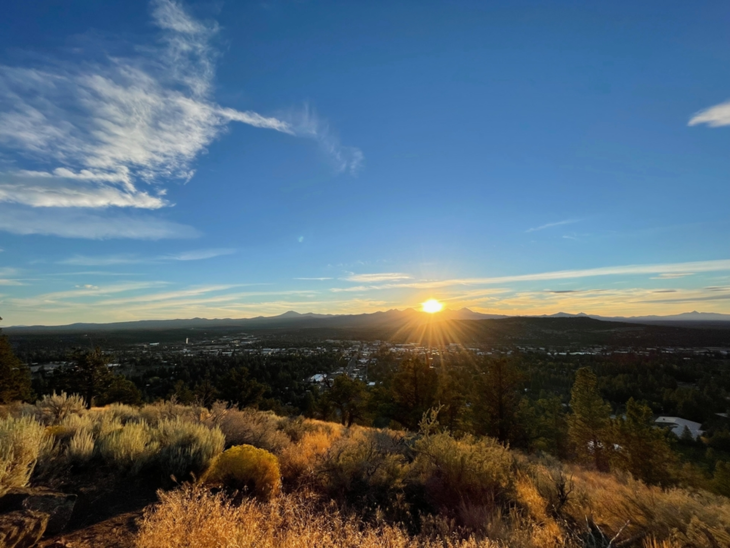 An image depicting the trail Pilot Butte Nature Trail and its surrounding area.