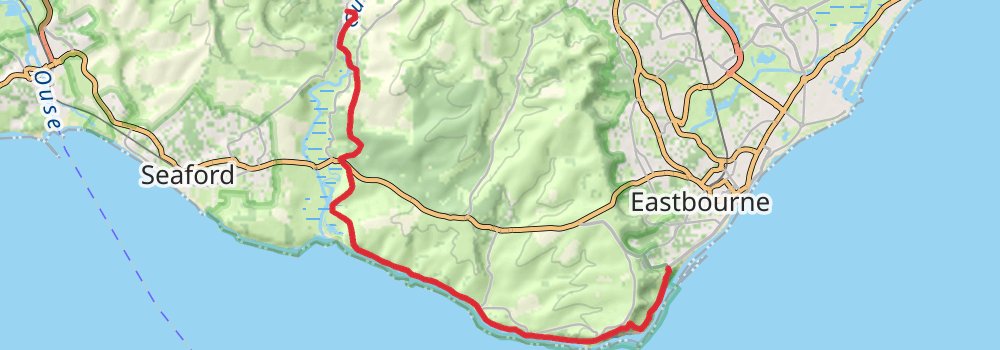 South Downs Way 12-Day Gentle Tour (Hillwalk Tours) stage 10 Map