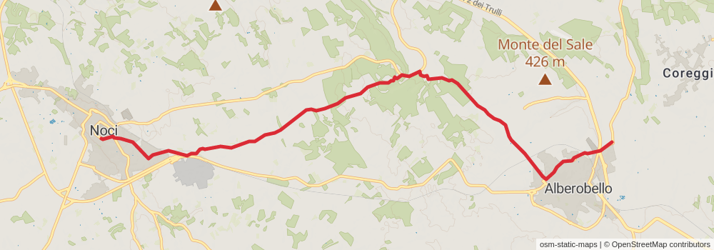 Sentiero Italia - Puglia Section stage 24 Map