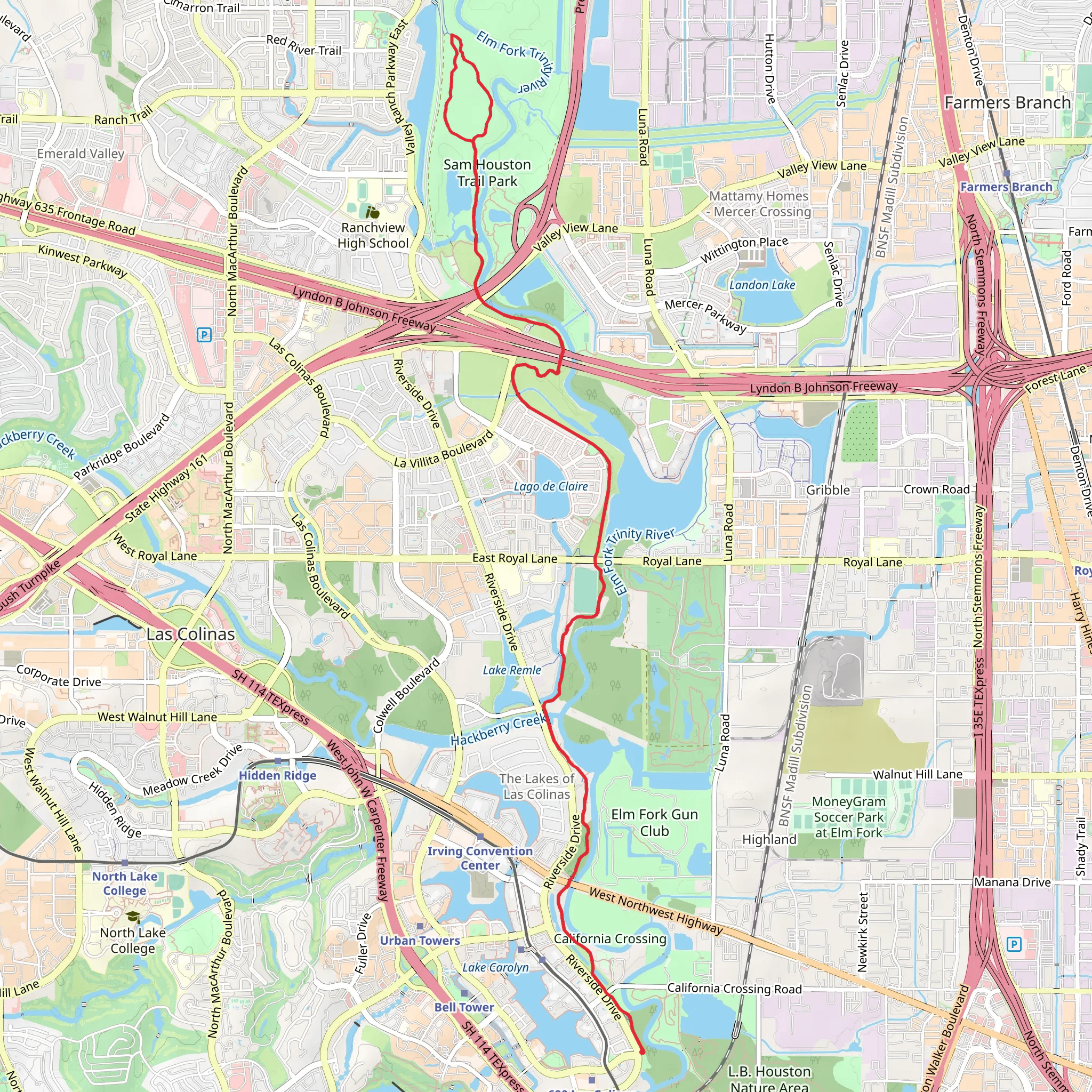 Campion Trail mobile static map