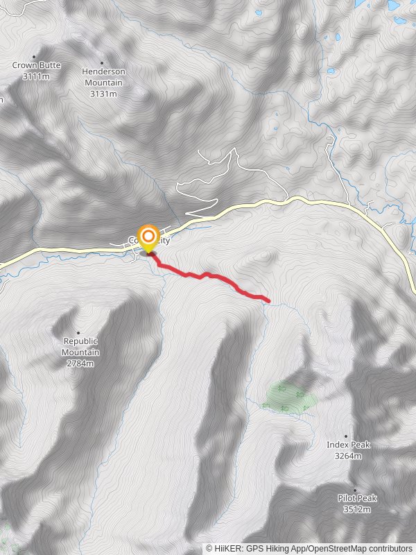 Woody Creek Trail from Cooke City