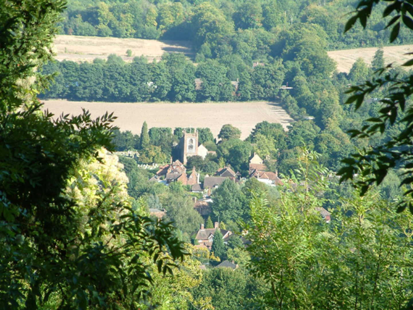 An image depicting the trail Lullington Country Park via Millenium Footpath and its surrounding area.