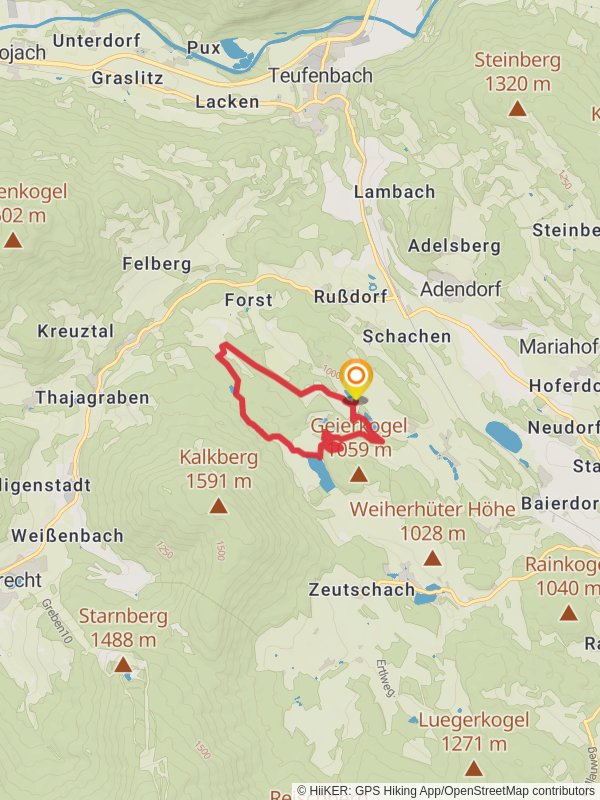 Murenteich and Hasloberteih Lakes Loop mobile static map